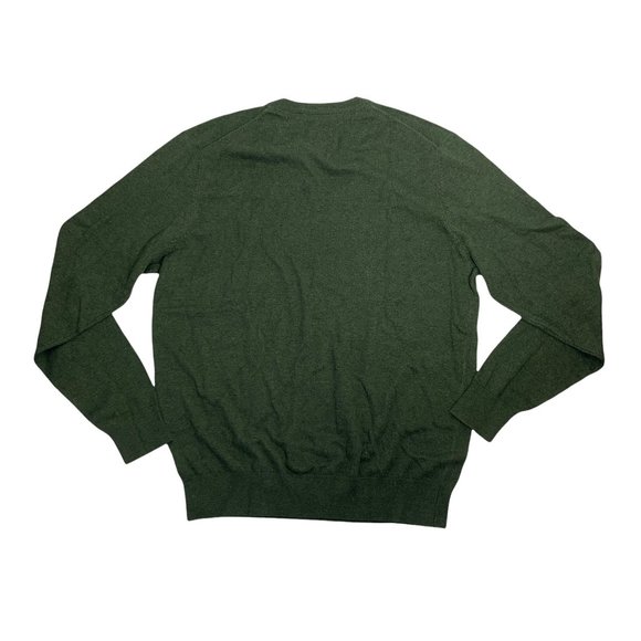 St. John's Bay Green Sweater Large NWT V-neck Career Workwear L - Picture 2 of 4